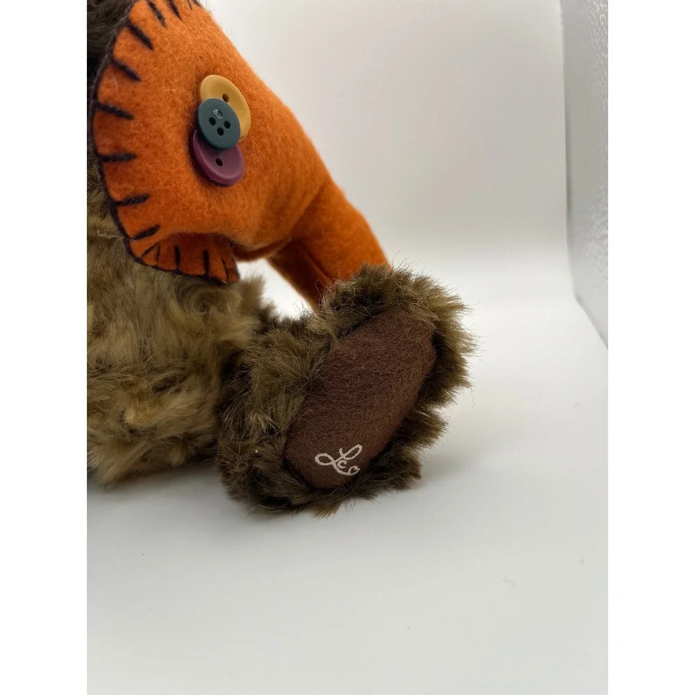 Lorraine Chien Ganz Cottage Collectibles Teddy Bear Jointed Orange Jacket LCC